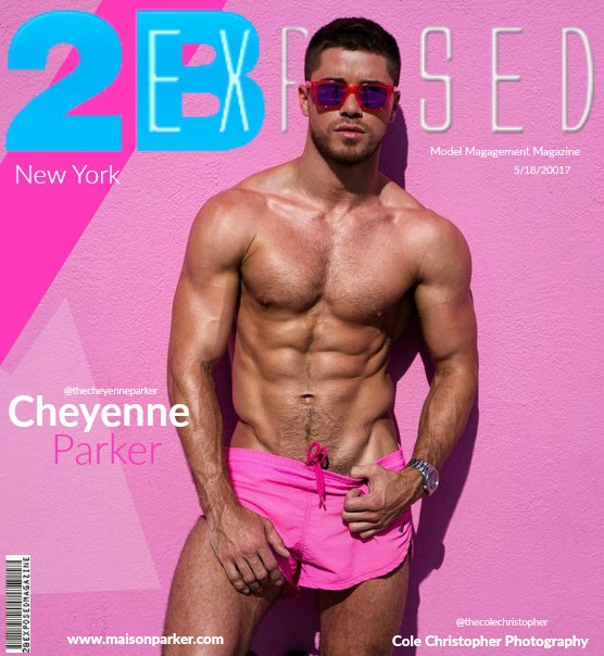 2Bexposed Cover Model Cheyenne Parker, Photo By Cole Christopher